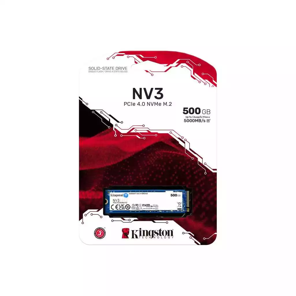 Kingston NV3 NVMe PCIe 4.0 SSD SNV3S